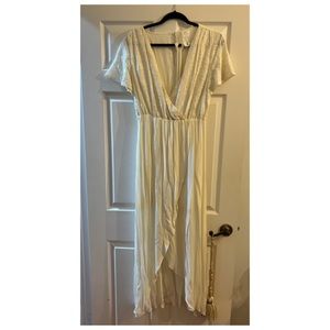 Sadie and sage cream embroidery dress